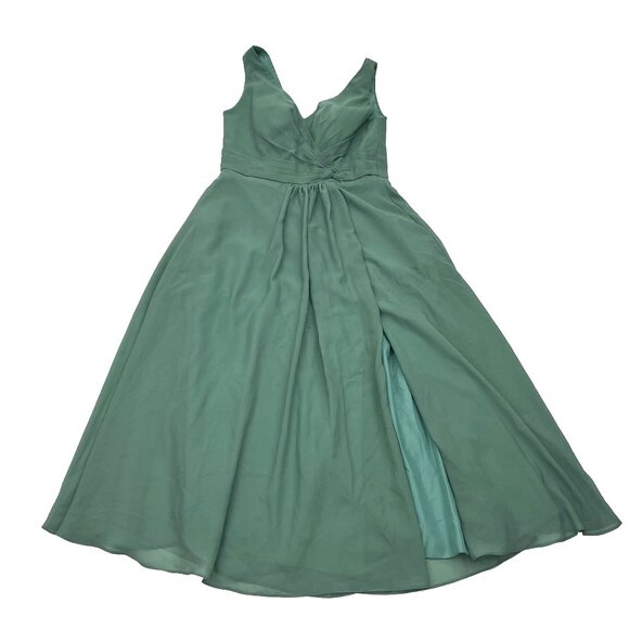 Lavetir Dresses & Skirts - Lavetir Green Bridesmaid Wedding Dress Womens 14